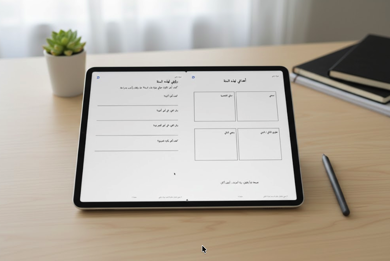 منظم سنتك الجديدة